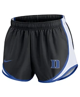 Nike Women's Black Duke Blue Devils Spring Break Tempo Performance Shorts