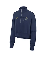 Nike Women's Navy Houston Astros Cooperstown Collection Phoenix Fleece Half-Zip Sweatshirt