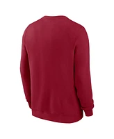 Nike Men's Cardinal Stanford Arched Seal Pullover Sweatshirt