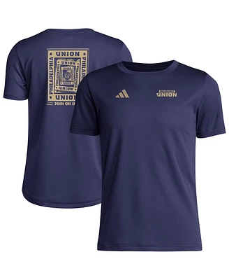 Adidas Big Boys and Girls Navy Philadelphia Union Local Wrap T-Shirt