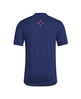 Adidas Men's Navy La Galaxy 2025 Jersey Hook Aeroready T-Shirt