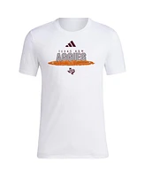 Adidas Men's White Texas A M Aggies Softball Pitcher's Circle T-Shirt