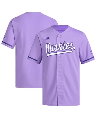 Adidas Men's Purple Washington Huskies Replica Baseball Jersey