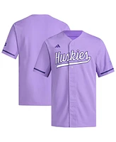 Adidas Men's Purple Washington Huskies Replica Baseball Jersey