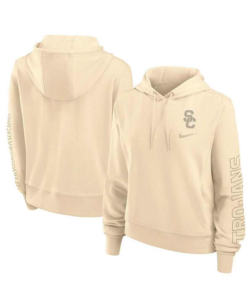 Nike Women's Tan Usc Trojans One Pullover Hoodie