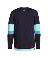 Adidas Men's Navy Seattle Kraken Home Authentic Primegreen Jersey