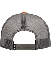 Rvca Men's Orange/Gray Va All The Way Trucker Adjustable Hat
