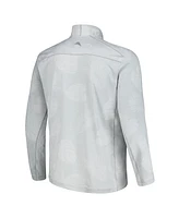 Tommy Bahama Men's Gray Oklahoma Sooners Delray Frond Island Zone Half-Zip Jacket