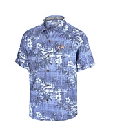 Tommy Bahama Men's Powder Blue Los Angeles Rams Coconut Point Isla Palmetta Camp Button-Up Shirt