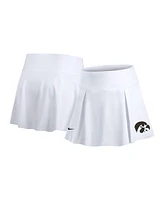 Nike Women's White Iowa Hawkeyes Tennis Skirt with Shorts