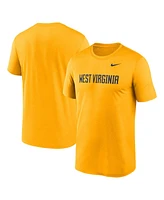 Nike Men's Gold West Virginia Mountaineers Primetime Legend Wordmark T-Shirt