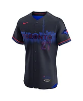 Nike Men's Vladimir Guerrero Jr. Navy Toronto Blue Jays 2024 City Connect Elite Player Jersey
