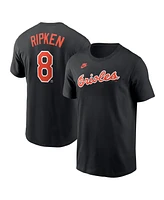 Nike Men's Black Baltimore Orioles Cooperstown Collection Fuse Name Number T-Shirt