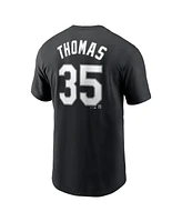 Nike Men's Frank Thomas Black Chicago White Sox Cooperstown Collection Fuse Name Number T-Shirt