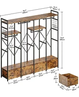 Garment Racks and Storage Shelves, Heavy Duty Clothes Rack