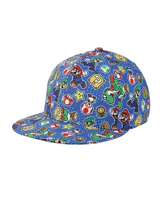 Super Mario Men's Bros Characters & Items All-Over Print