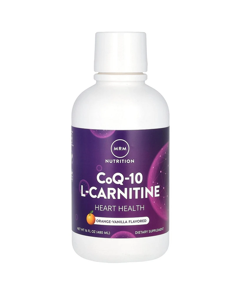 Mrm Nutrition CoQ-10 L-Carnitine Liquid Orange-Vanilla