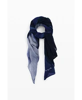 Desigual Women's Pleated kiss scarf