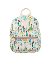 Disney Princesses Youth Girls 11.5" Mini Backpack Featuring Belle, Tiana, Jasmine, Ariel, Snow White