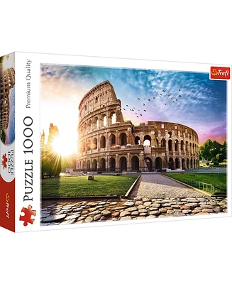 Trefl Red 1000 Piece Puzzle - Sun-drenched Colosseum