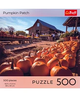 Trefl Red 500 Piece Puzzle - Halloween - Pumpkin Patch
