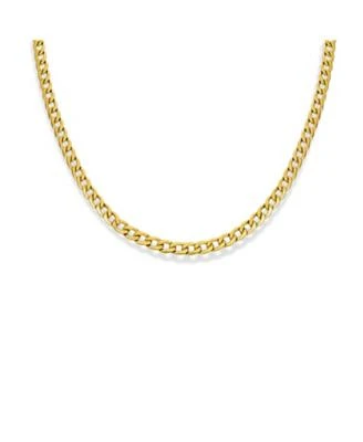 Bling Jewelry Heavy Duty Biker Necklace Gold Tone Stainless Steel Curb Chain 8MM