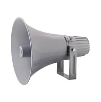 Pyle PHSP12 12.7" Indoor/Outdoor 60 Watt Pa Horn Speaker with 70-100V Transformer, Grey