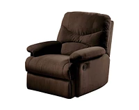 35" Chocolate Microfiber Recliner