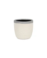Ceramic Round Pot Planter with Crackle Glaze – Indoor/Outdoor Use