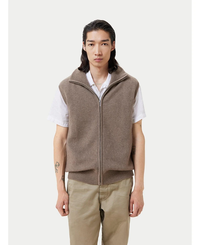 Gobi Cashmere Men's Full-Zipper Vest