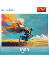 Trefl Red 1000 Piece Puzzle - Bicycle Rider