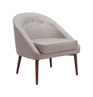 Fabric Tufted Barrel Chair – Cozy and Stylish Accent Seating