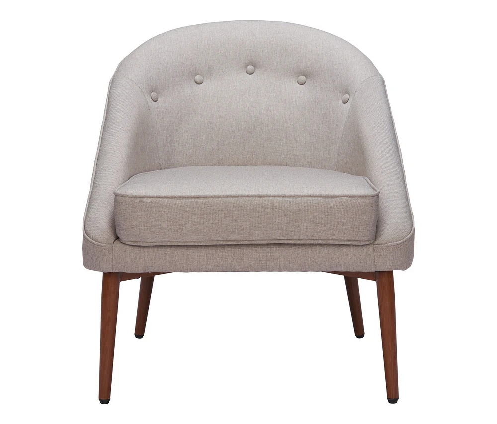 Fabric Tufted Barrel Chair – Cozy and Stylish Accent Seating