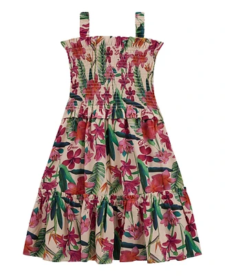 Guess Big Girls Poplin Sleeveless Dress