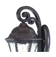 Tapered Hanging Lantern Wall Light for Porch and Entryway Decor