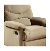Microfiber Recliner Chair for Cozy Living Room or Bedroom Seating