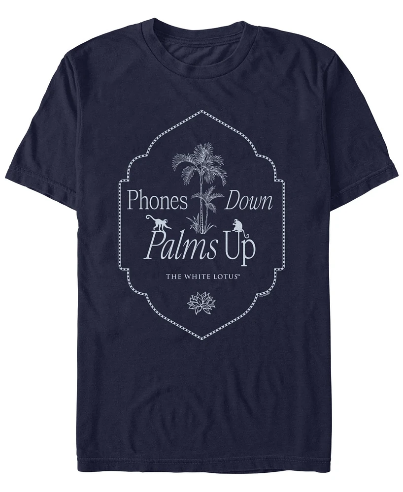 Fifth Sun Men's Phones Down Palms Up Short Sleeve T-Shirt
