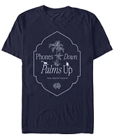 Fifth Sun Men's Phones Down Palms Up Short Sleeve T-Shirt