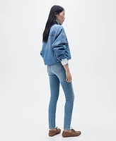 Mango Women's Mid-Rise Skinny Jeans