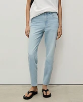 Mango Women's New Mom Comfort High-Rise Jeans