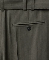 Mango Women's Belted Clips Suit Trousers