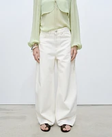 Mango Women's High-Rise Balloon Jeans