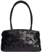 Sam Edelman Cleo Medium Woven Leather Satchel