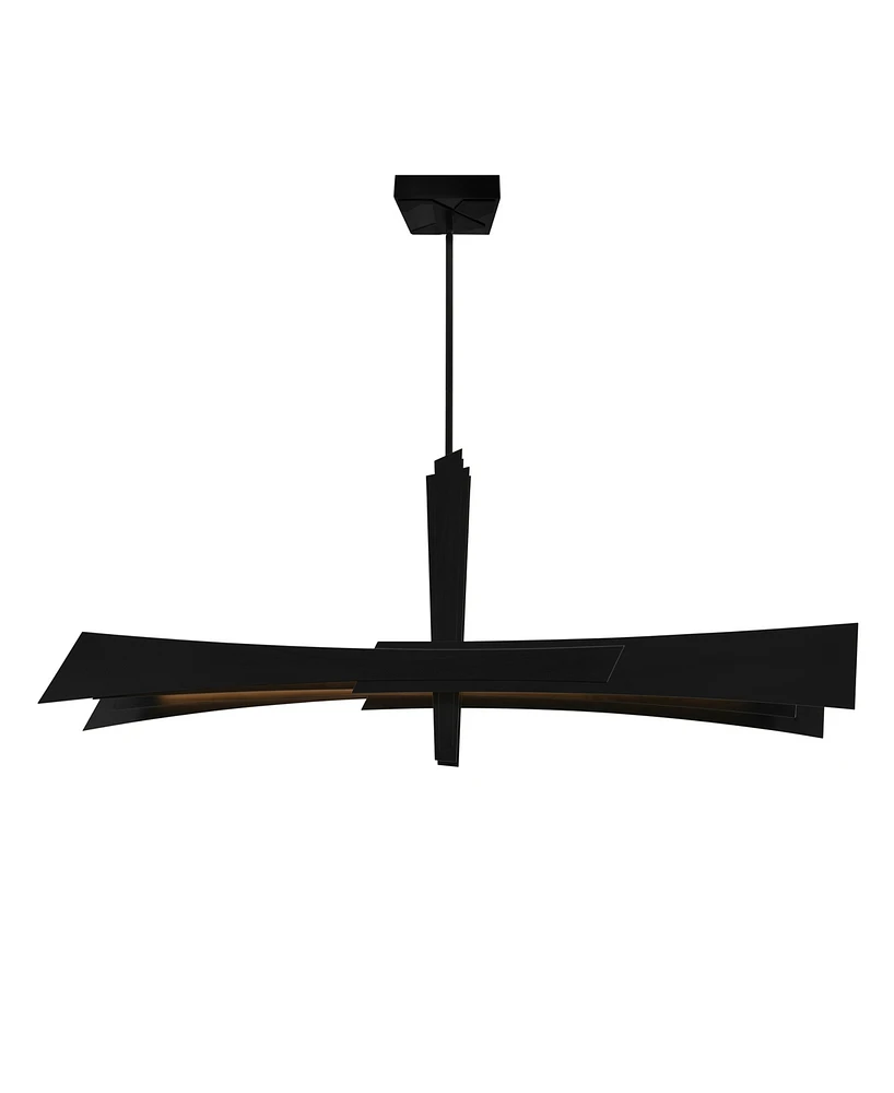 Cwi Lighting 27" Metal Solara Integrated Led Chandelier
