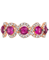 Le Vian Passion Ruby (1-1/4 ct. t.w.) & Nude Diamond (1/2 ct. t.w.) Ring in 14k Rose Gold
