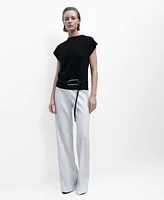 Mango Women's Sleeveless Fine Knit Sweater