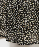 Mango Women's Ruffled Floral-Print Blouse