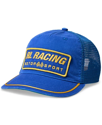 Polo Ralph Lauren Men's Racing-Patch Twill Trucker Cap