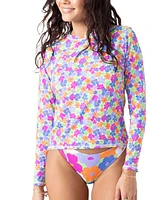 Roxy Juniors' California Dreaming Sea Skipping Rash Guard