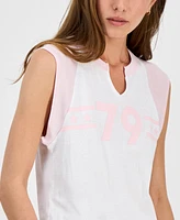 Rebellious One Juniors' 79 Raglan-Sleeve Graphic T-Shirt